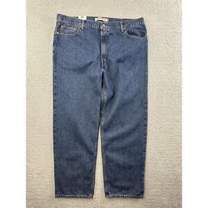 Levis 550 Jeans Mens 42x30 (31) Relaxed Fit Tapered Leg Medium Wash Blue NWT